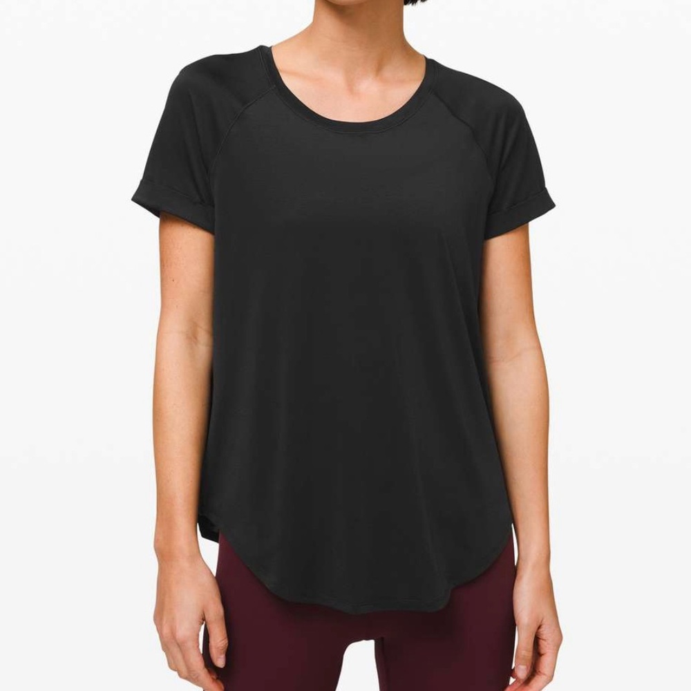 Lululemon Open Up Tie Back Tee *Modal